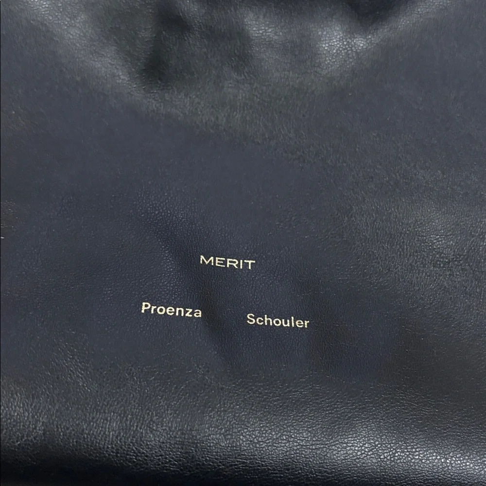 Merit x Proenza Schouler‎ bag - Reversable Vegan Leather Clutch Cosmetic Bag